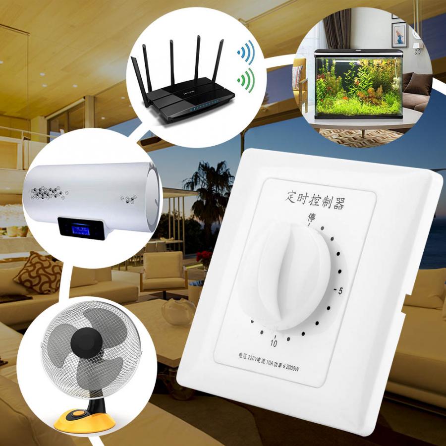 Sales Mechanical Timer Swtich 220V 15 Minutes Intelligent Timer Switch Controller Countdown High Power Timing Control Tools