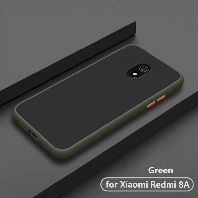 Luxe Shockproof Frosted Transparante Telefoon Terug Etui. coque. cover. case Voor Xiaomi Redmi 8 8a 8 Een Xiomi Xaomi Redmi 8a Siliconen Pc