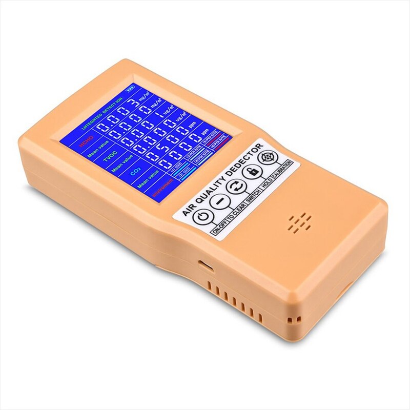 Handheld Air Detector LCD Color Digital Display