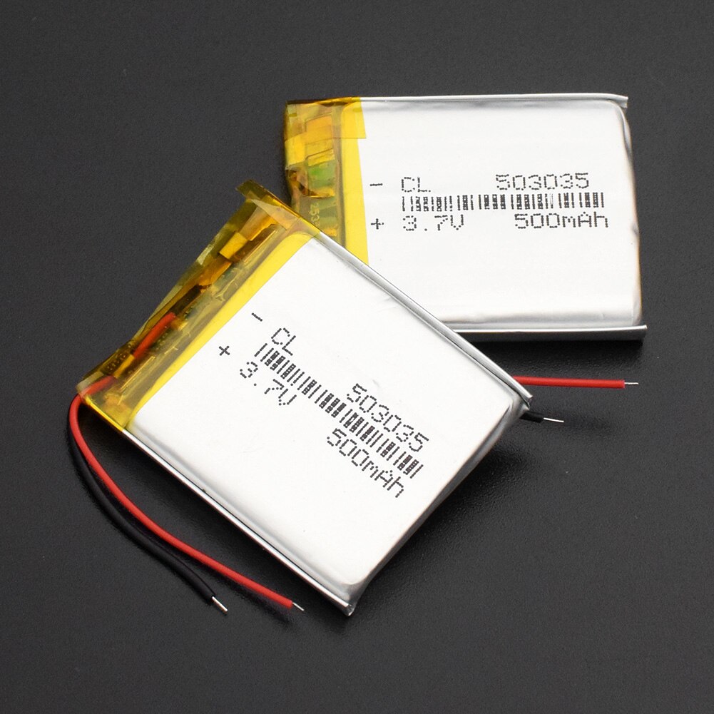 Polymer battery 500 mah 3.7 V 503035 smart home speakers Li-ion battery for dvd,GPS,mp3,mp4,E-book, headphone,Bluetooth speaker
