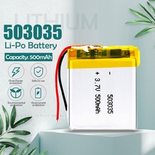 503035 3.7 V 500 Mah Lithium Polymeer Batterij Li Po Ion Lipo Oplaadbare Batterij Voor Vr Gps MP4 Dvd Mobiele telefoon Speaker Navigatie