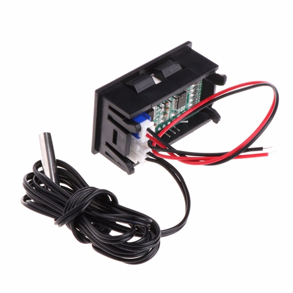 5V 12V 0.56 "termometr cyfrowy doprowadziło samochód kryty odkryty inkubator Acquarium czujnik temperatury stacja pogodowa monitor
