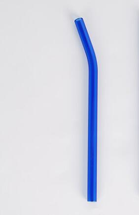 20cm Reusable Glass Straws Heat Resistant Straight Bent Straw Transparent Glass Straws for Party Milkshakes Teas Cocktail Juice: army green