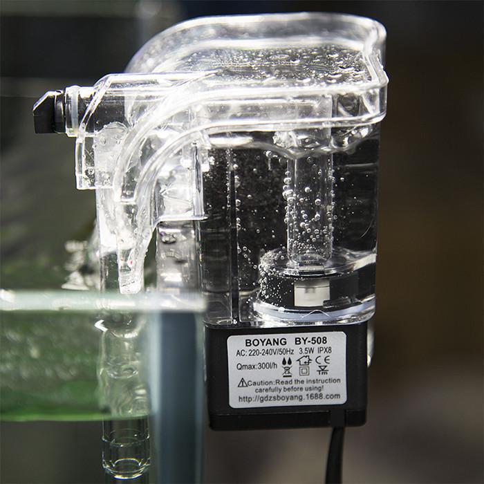 Hængende eksternt akvariefilter vand iltcirkulationspumpe 3 in 1 mini akvarium vandfald filterpumpeværktøj til akvarium