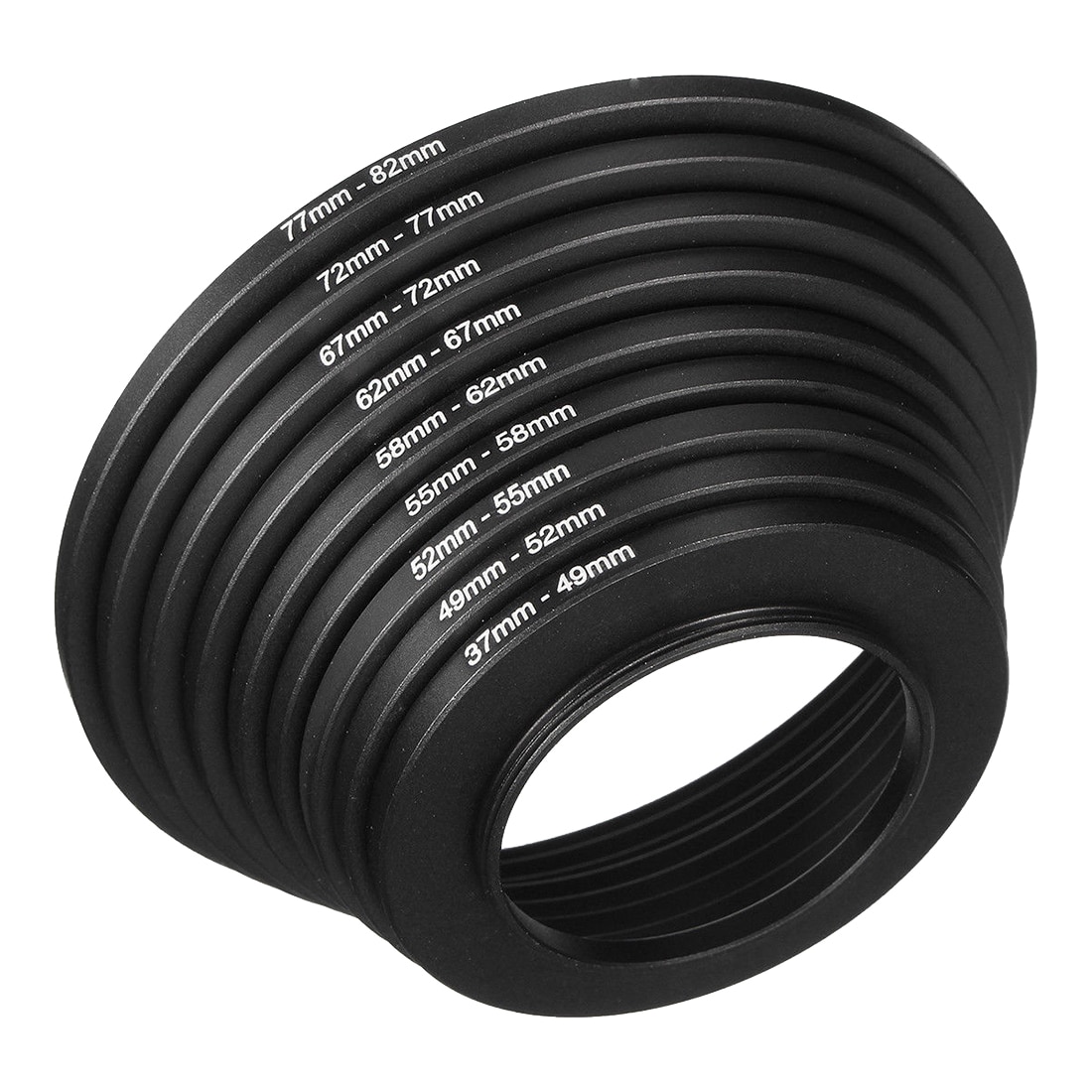 18Pcs Camera Lens Filter Ring Adapter Step Up Down Adapter Ring 37-82 Mm Set Voor Canon Nikon alle Camera Dslr