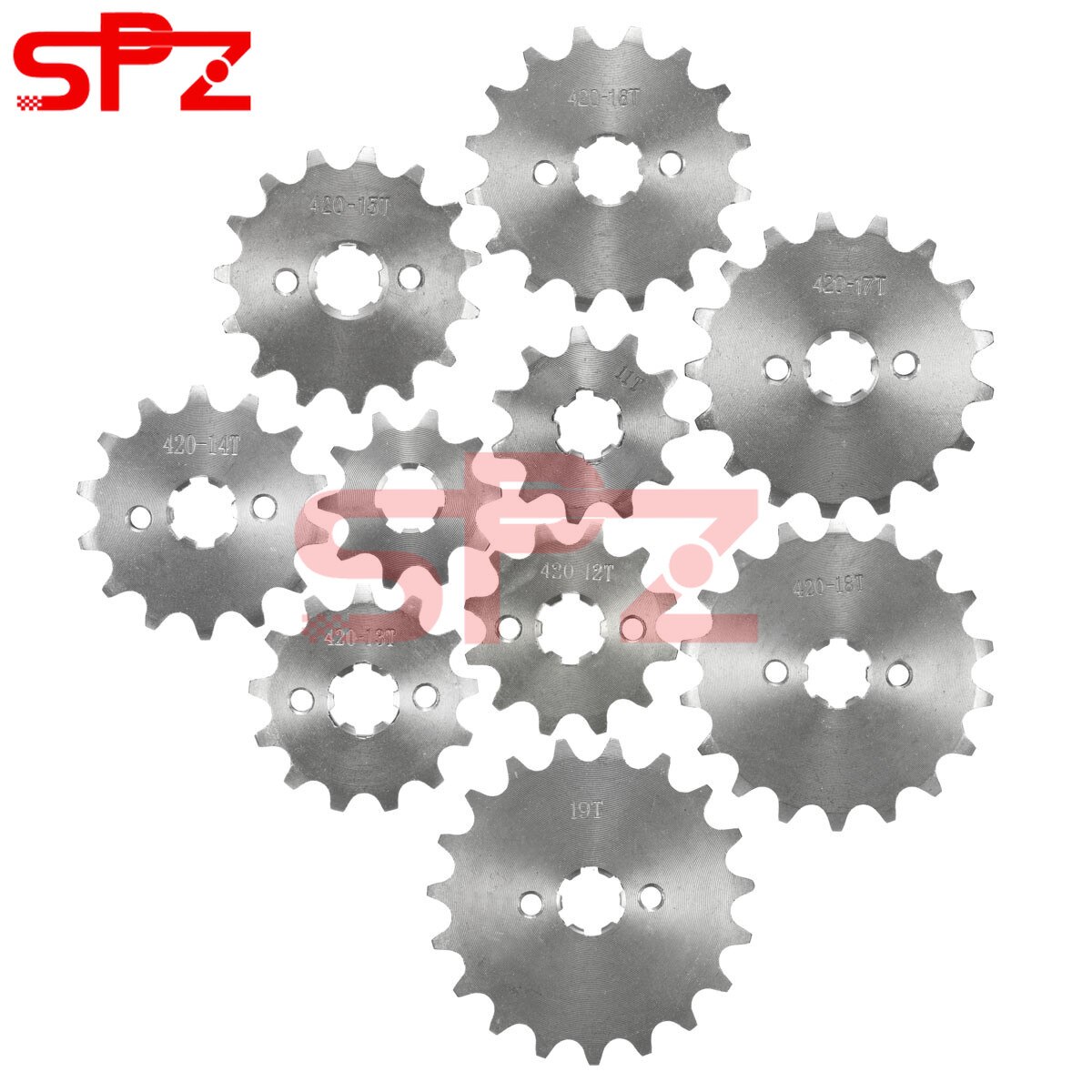 420 10T 11T 12T 13T 14T 15T 16T 17T 18T 19T Motorcycle Front Counter Sprocket for 70cc 110cc 125cc ATV Pit Bike