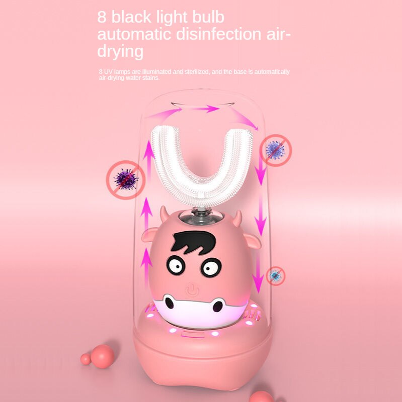 Smart 360 Degrees Automatic Sonic Electric Toothbrush U Type Charging Tooth Whitening Children's Tooth Brush XaoMi Home Child