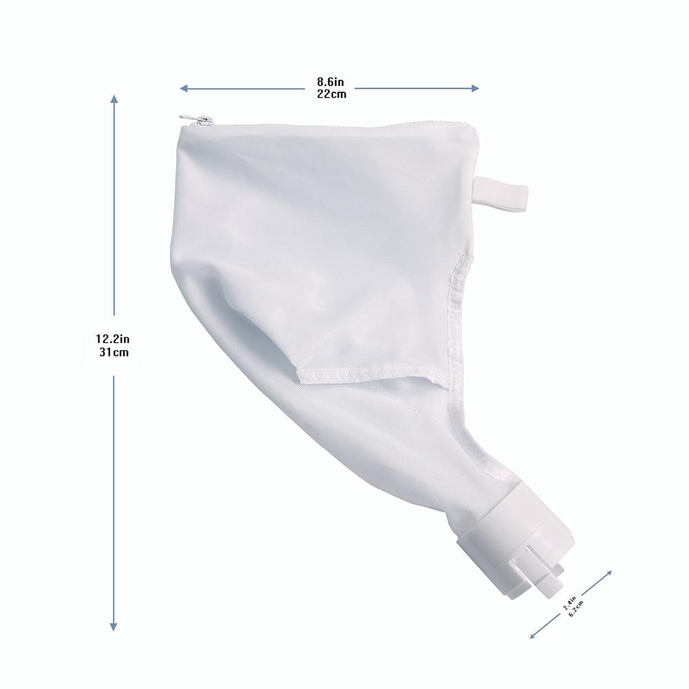 2pcs Pool Cleaner Zip Bag For Polaris 360 380 Cleaner Suction Machine Nylon Filter Bag Picking Up Debris Replacement Accessories