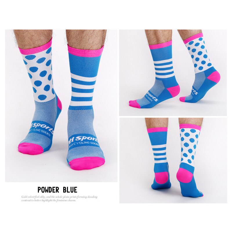 Cycling Socks Cycling Sports Socks Running Skateboard In-tube Breathable Compression Men Women Wear-resistant: 4 / L