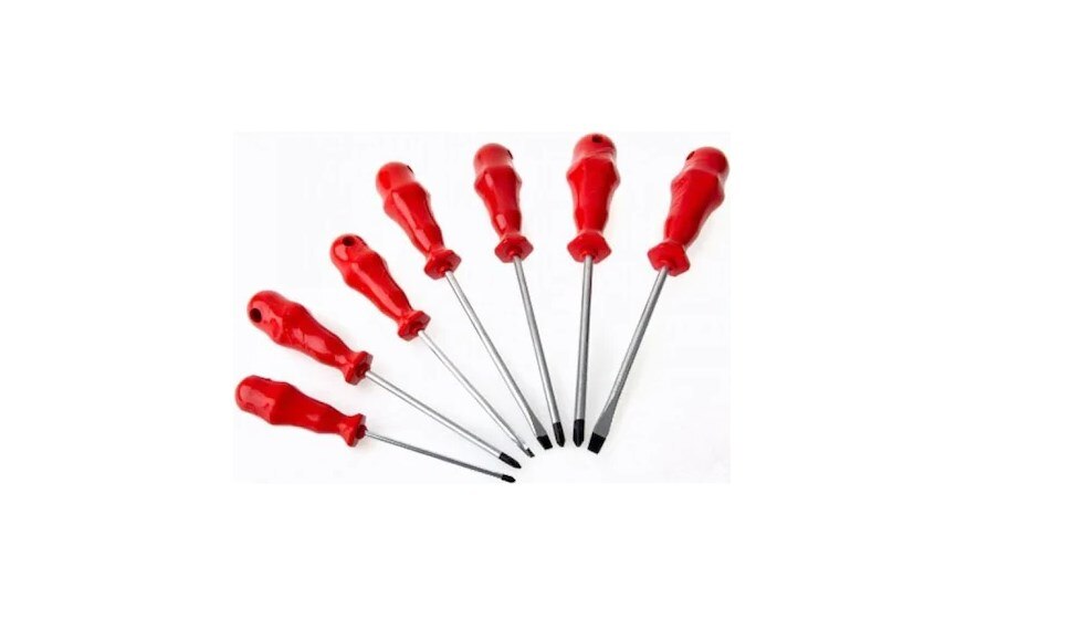 Magnet Flat and Star Tip 7 Piece Screwdriver Set