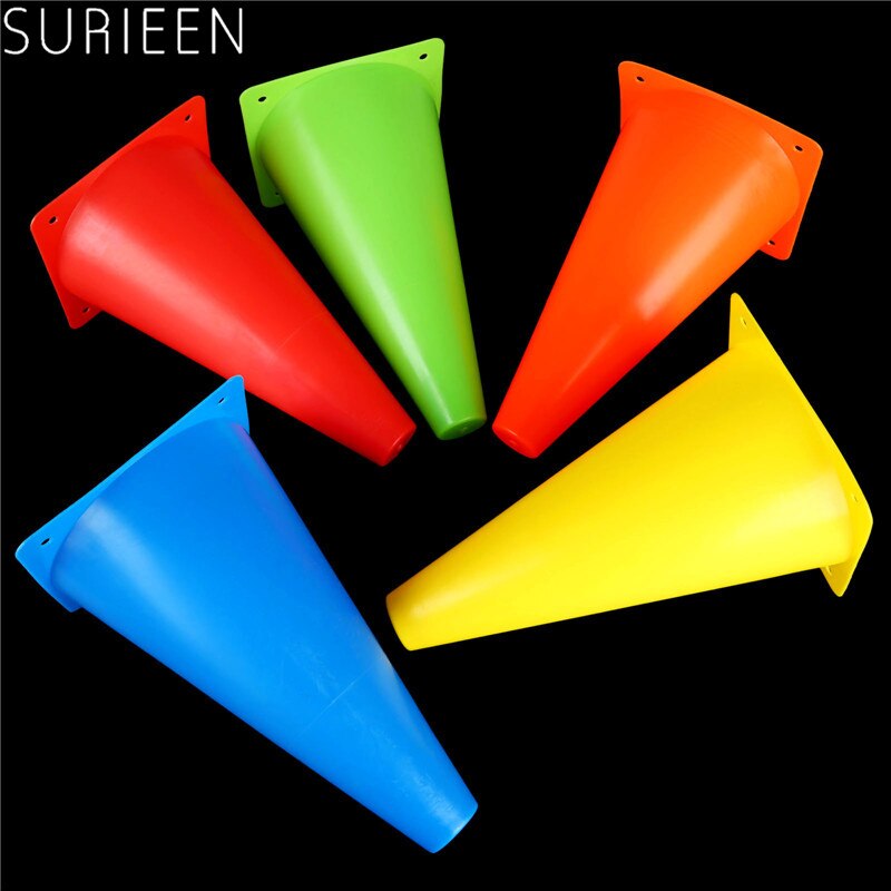 1Pc 23cm Sports Agility Cone Marker Cones Road Traffic Speed Marker Safety Soccer Football Training Marker Red/Yellow/Blue/Green