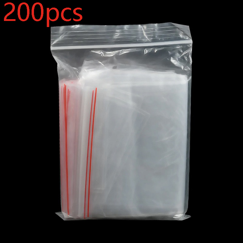 100 pz/pacco sacchetti di plastica con chiusura a – Grandado