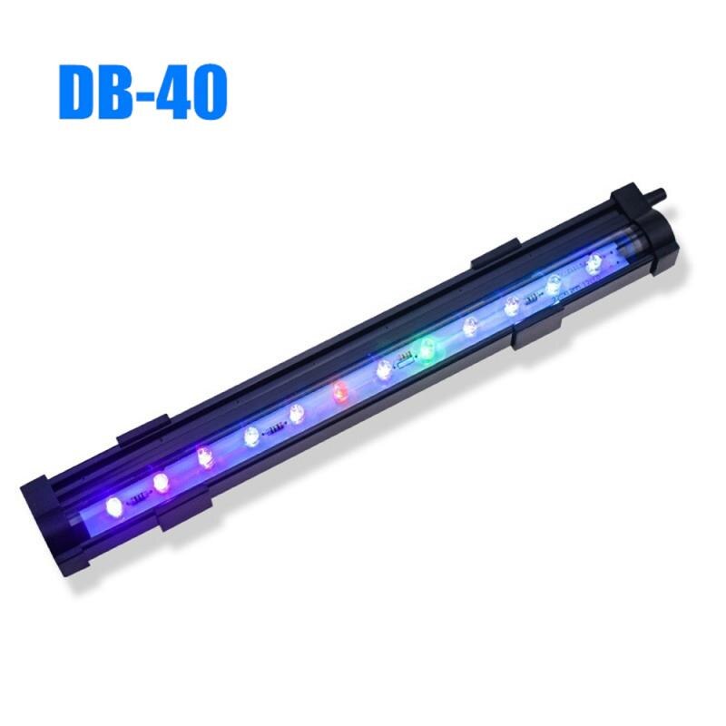 Fita de luz led para aquário, lâmpada à prova d&#39;água para tanque de peixes, 15/26/36cm, tomada ue/eua: DB-40 US