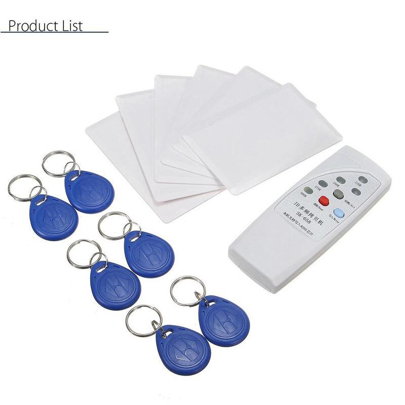 Handheld Rfid Card Reader Rfid Writer T5577 Duplicator 125/250/375/500KHz Card EM4305 Reader Writer Copier