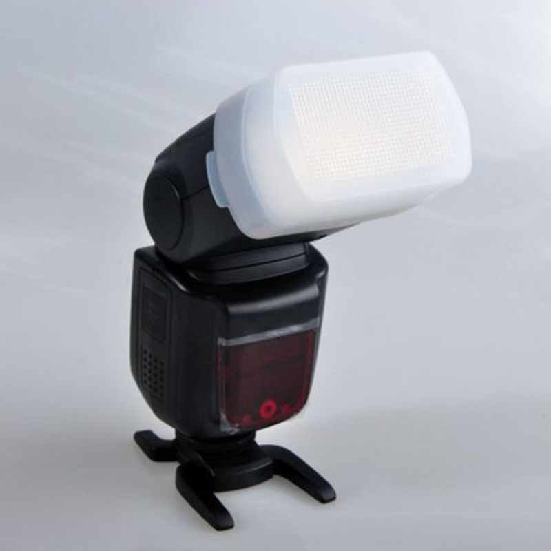 Durable Bounce Flash Diffuser for Canon 580EX II Godox V850 V860 Yongnuo YN-560 II YN565