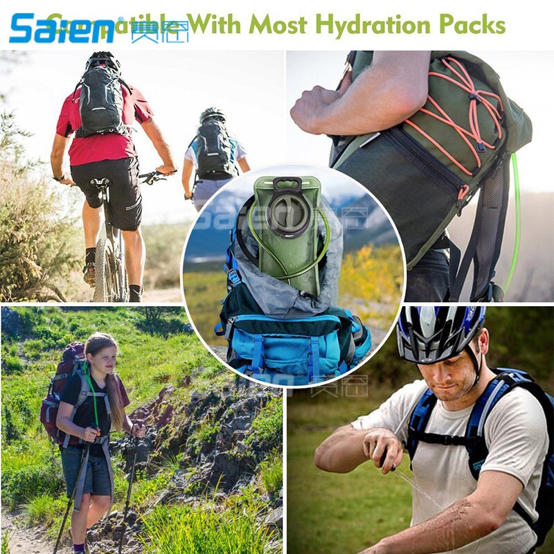 Hydration Bladder 2 Liter Leak Proof Water Reservoir, Water Storage Bladder Bag, BPA Free Hydration Pack Replacement