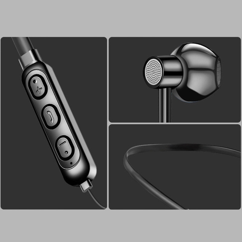 Bluetooth 5.0 draadloze oordopjes, nek draadloze hoofdtelefoon, lage sportheadsets voor iphone x, samsung, xiaomi, huawei, lg