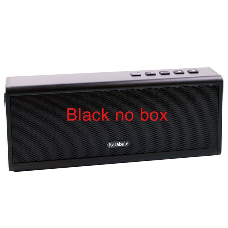 20 W Metalen Draadloze Bluetooth Speaker 4400 mAh Power Bank Draagbare Super Bass Computer Auto Speaker PK Piple S5 bluedio BS-3: Black no box