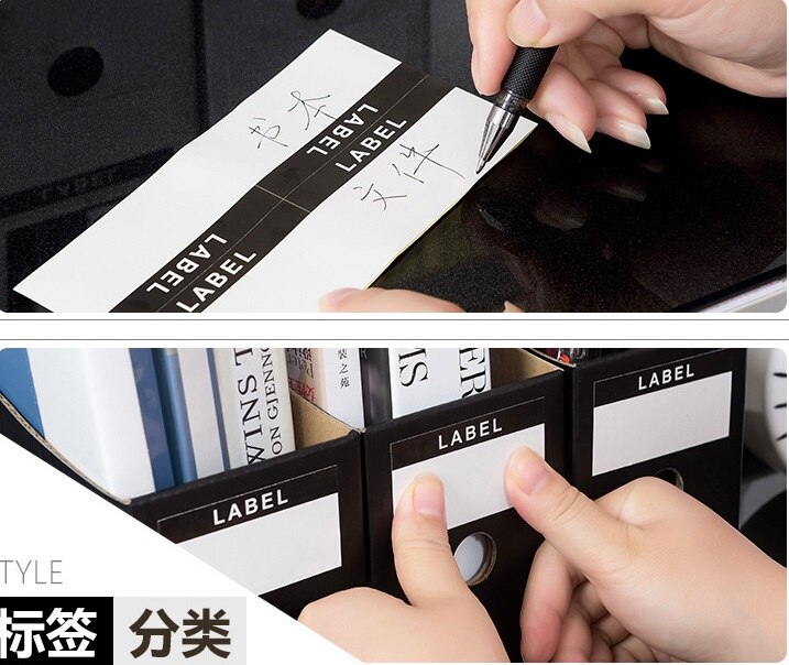 LOAAO Eco-Friendly Cardboard table organizer box office file box holder book storage box Home Storage Organization