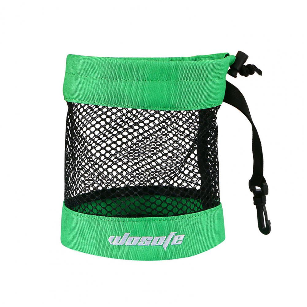 Golfbal Opbergtas Met Hangende Gesp Grote Capaciteit Golfbal Draagtas Draagbare Golf Accessoire Organizer Pouch: Black
