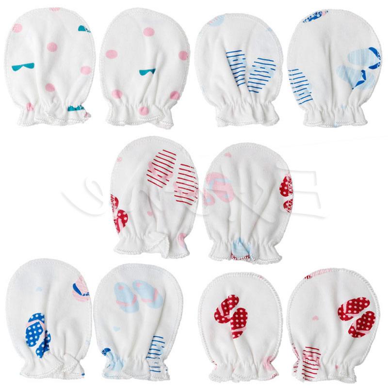 10Pairs Newborn Boy Girl Infant Soft Cotton Handguard Anti Scratch Mitten Gloves L4MC: Default Title
