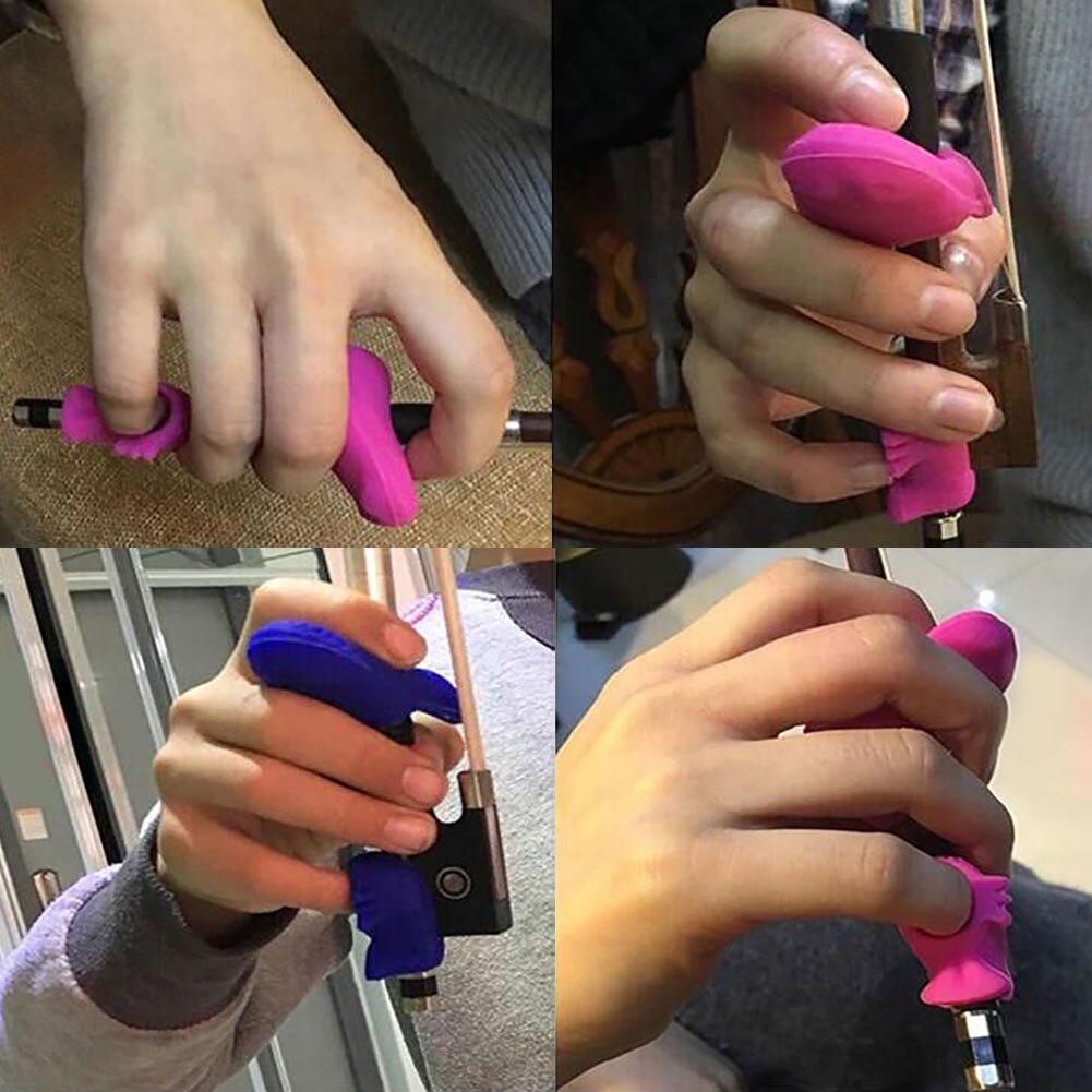 Gemeenschappelijke Strijkstok Hold Buddy Onderwijs Aid Violino Boog Grip Apparaat Holding Boog Grip Corrigeren Apparaat Accessoires