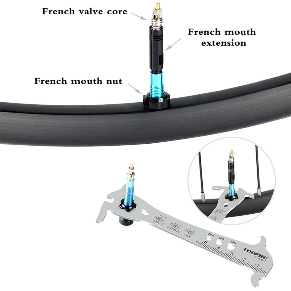 MTB Bike Chain Checker Wear Indicator Chain Checking Tool Multifunction Measuring Tool For Mountain Road Bike