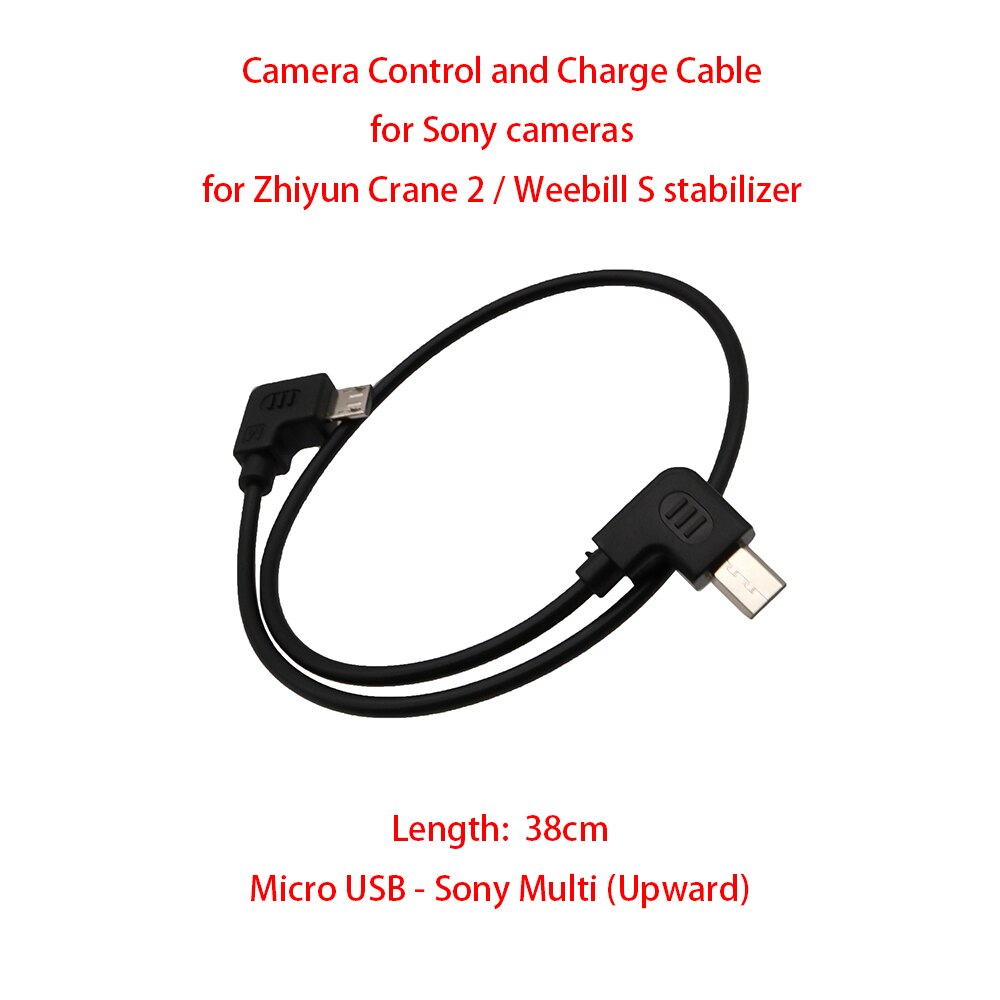 Voor Zhiyun Crane 2 / Weebill S Stabilisator En Sony Camera 38Cm Controle En Opladen Kabel Micro Usb Naar multi (Omhoog)