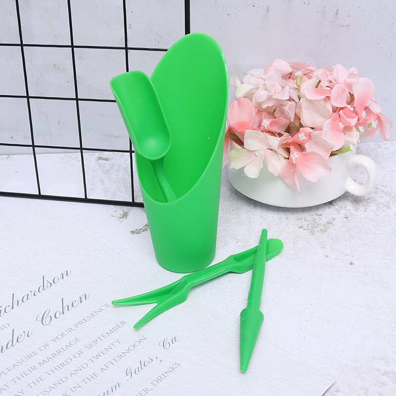 4 Pcs Garden Tools Kit Potted Plants Succulent Seedling Transplanter Spoon Shovel Flower Pot Soil Spreading Tool