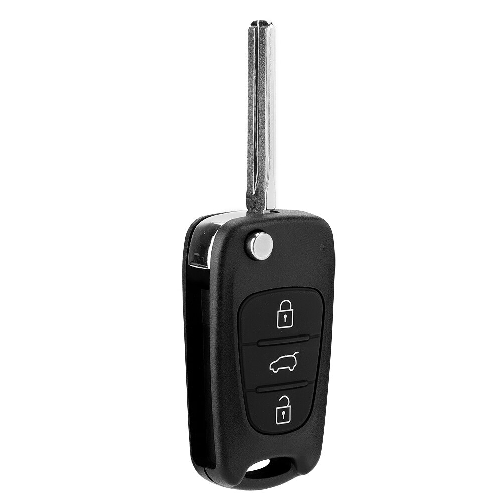 3 Button Car Remote Flip Key Fob Case Protective Auto Replacement Parts Small Convenient For HYUNDAI I20 I30