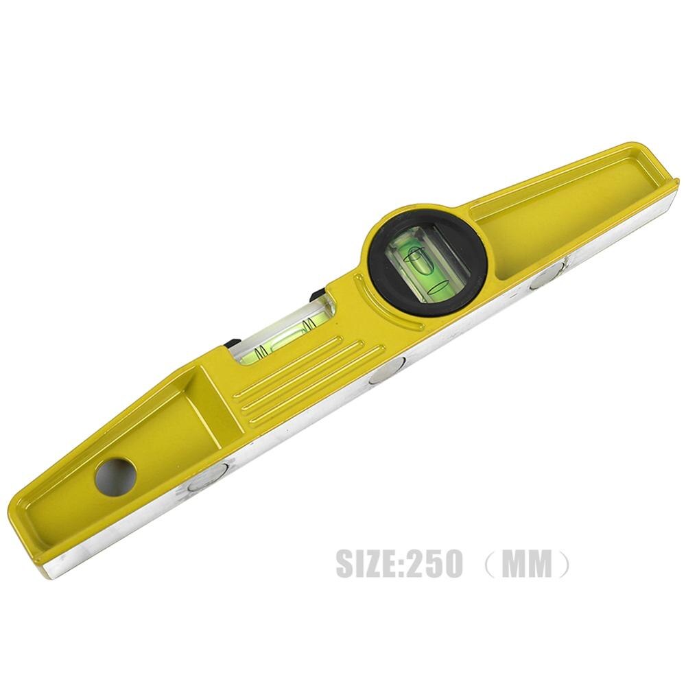 Level Ruler High Precision Magnetic Lever Ruler High Bearing Bubble Rustproof Spirit Level Horizontal Ruler 4*90mm Measure Range