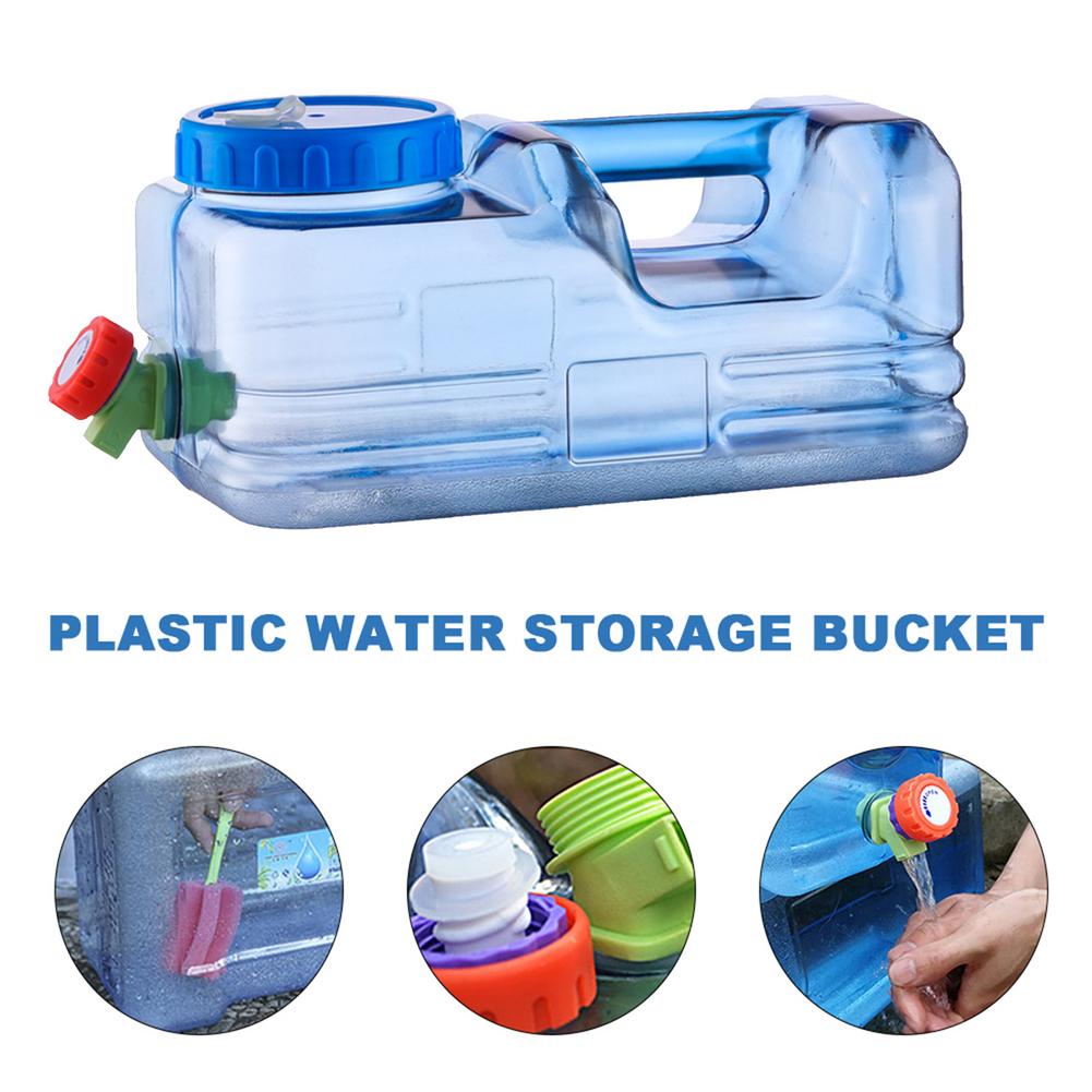 Duża pojemność worka na zewnątrz wiadro na wodę przenośny jazdy Wateater pojemnik na wodę z kranu wody wiadra robić przechowywania
