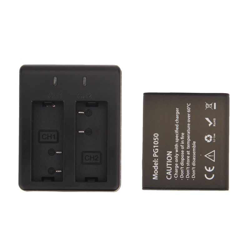 Actie Camera Batterij Set Met Batterij + Dual Charger + Usb Kabel Voor Eken H9 H9R H3 H3R H8PRO H8R h8 Pro V8S SJ4000 SJ5000