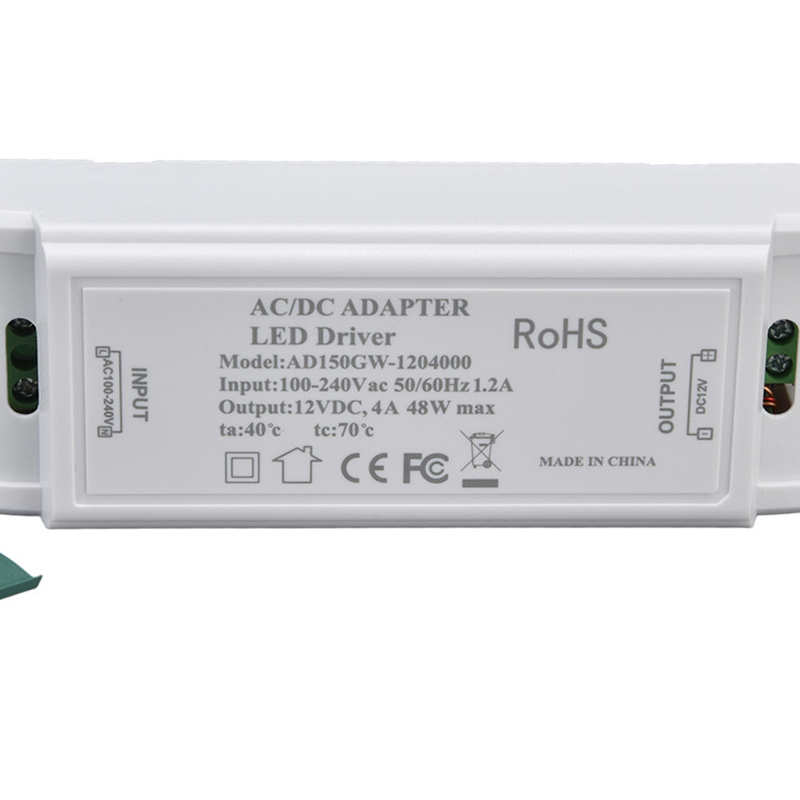 LED Power Transformer DC 12V LED Driver with Insulating Protective Covers for DIY Lamps