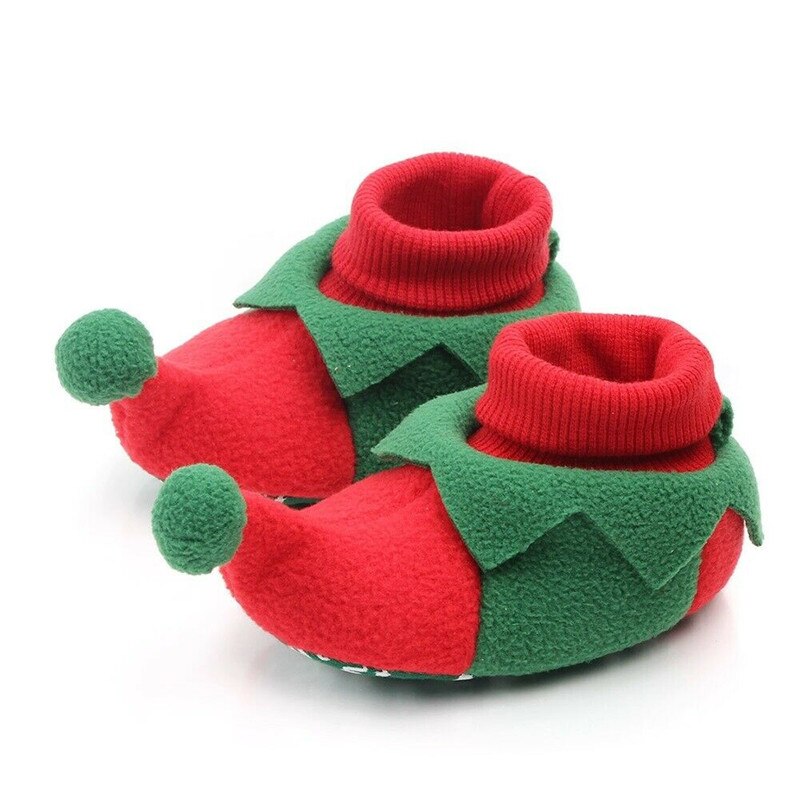 Unisex baby santa casual sko hjemmesko kostume første jul 0-18 måneder: C / 13