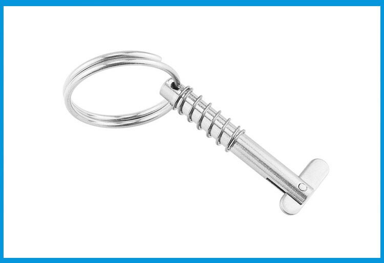 4 STUKS 6.3mm Marine Grade 316 Roestvrij Staal Quick Release Pin voor Boot Bimini Top Dek Scharnier Marine hardware boot