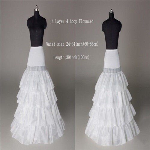 9 Style White A-Line/Hoop/Hoopless/Short Crinoline Petticoat/Underskirt Wedding: 7
