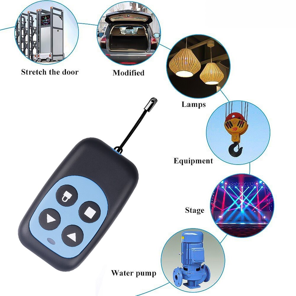 Kebidumei Draadloze Rf 433 Mhz Afstandsbediening Voor Elektrische Poort Garagedeur 282-868Mhz Abcd Afstandsbediening 315mhz Controller