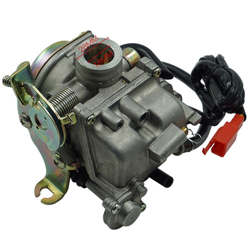 Motorcycle Carburetor Fit for GY6 50CC 49CC 139QMB 4 Stroke Scooter 18mm Intake Manifold