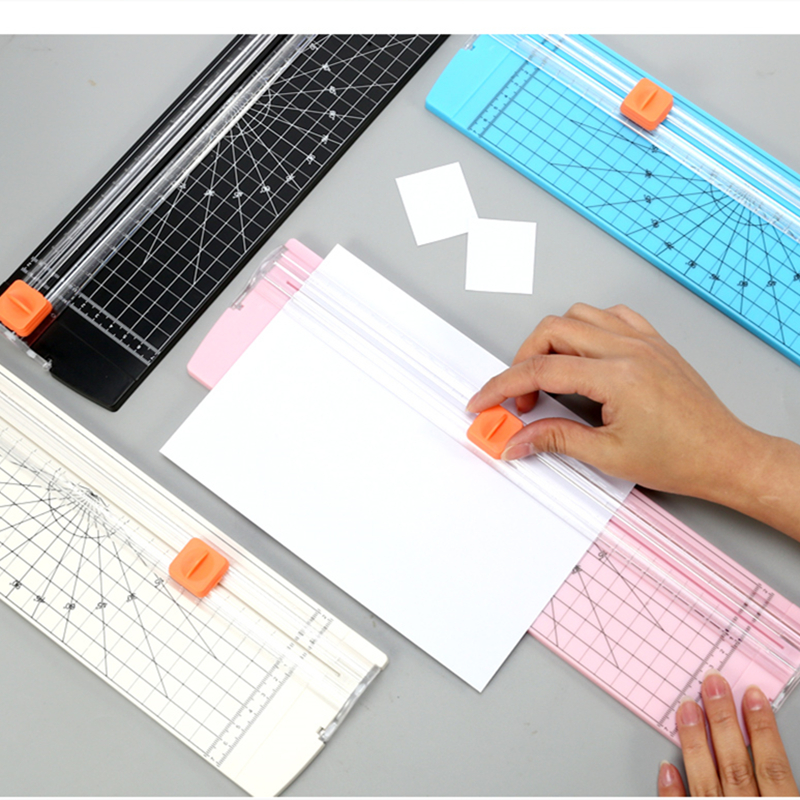 Small Paper Cutter Simple Mini Paper Cutter A4 Portable Paper Cutter Cut Photo Manual Paper Cutter Art Student Art Supplies