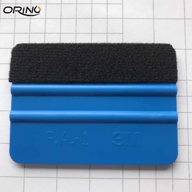 2PCS Blue Felt Squeegee Vinyl Film Wrap Tool Fabric Scraper Tinting Tools Window Glass Wash Tools Auto Car Cleaning Tools