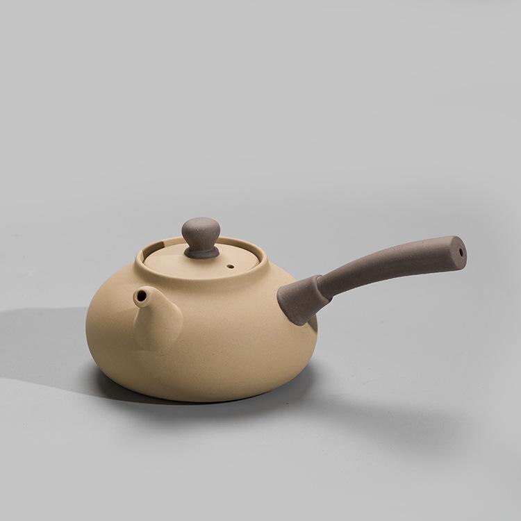 Teapot Warmer Insulation Base Vintage Ceramic Coarse Pottery Japanese Style Tea Kettle Tea Pot Holder Base Water Tea Warmer: C