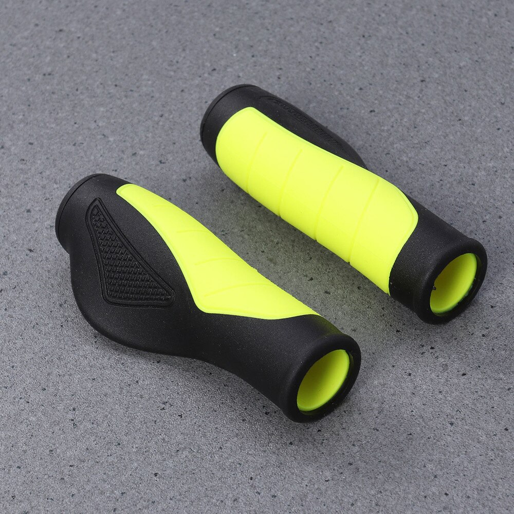 Bike Grips Bicycle Handlebar Grips Anti-skid Ergonomic Bike Grips (Red)