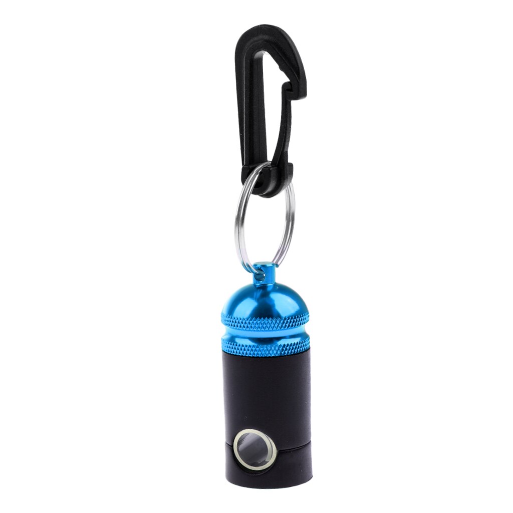Heavy Duty Aluminum Scuba Diving Diver Regulator Octopus Hose Holder Keeper & Clip Fits Most Standard Hoses: Blue Black