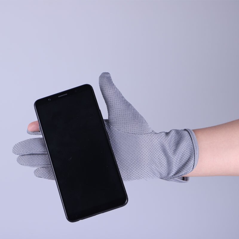 ¡Novedad de ! Guantes de conducir para mujer, Guantes antideslizantes de poliéster con pantalla táctil UV, Guantes transpirables para mujer