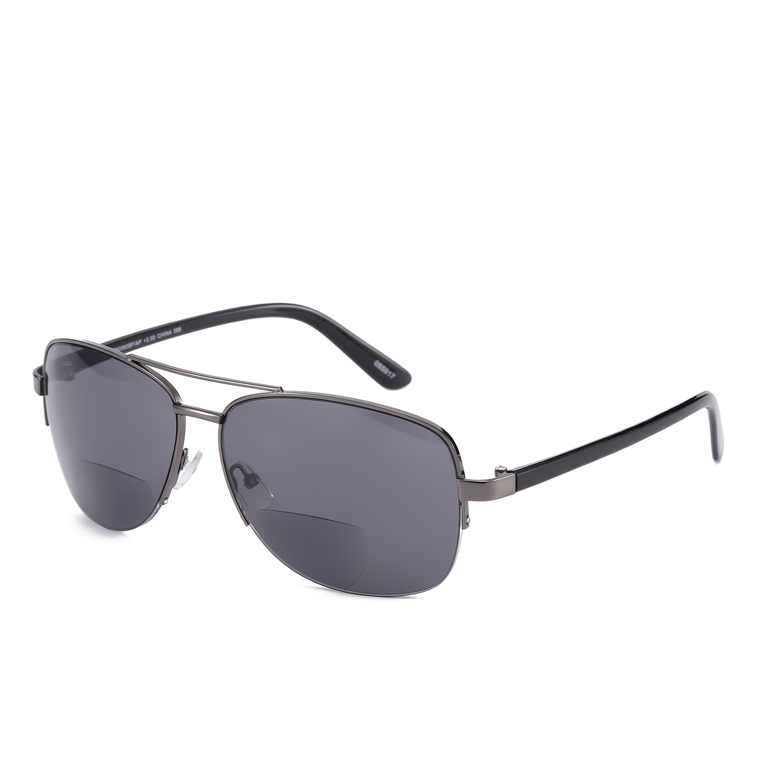 Vazrobe leeszonnebril heren dames bifocale loopbril dioptrie zwart bruin  uv400 anti-zonneschittering presbyopie bril