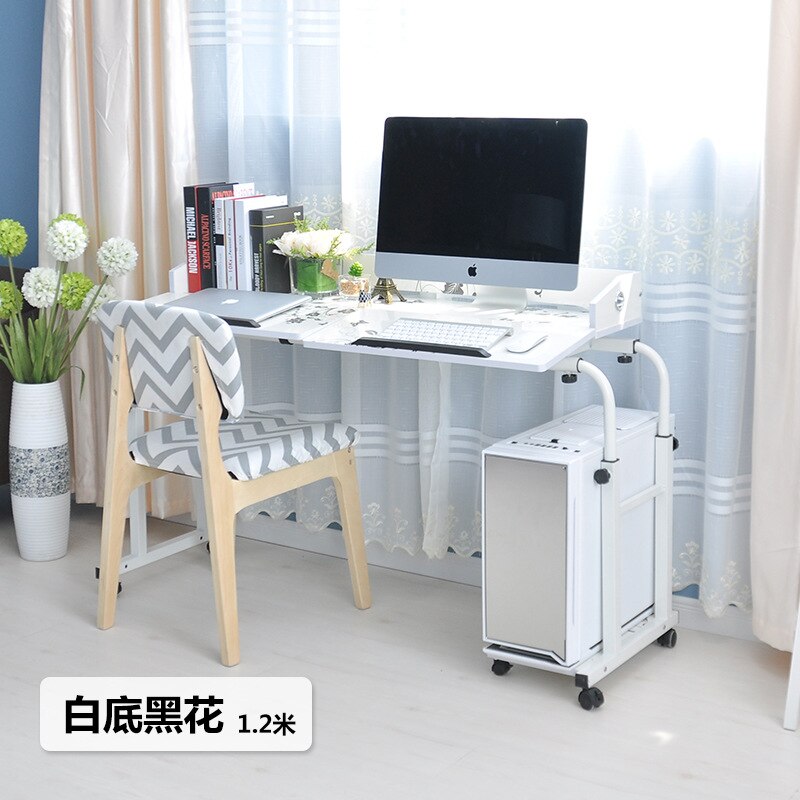 Multifunctional large bed laptop stand simple style study high load-bearing lifting desktop computer desk: A 1.2m