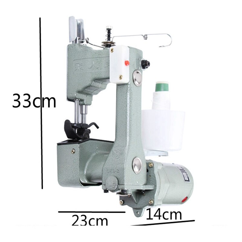GK9-2 Kleine Draagbare Elektrische Zak Naden Sluitmachine Geweven Zak Rijst Zak Verpakking Naaimachine