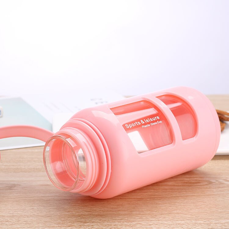 plastic glass large capacity big fat chubby glass flower tea cup custom water cup