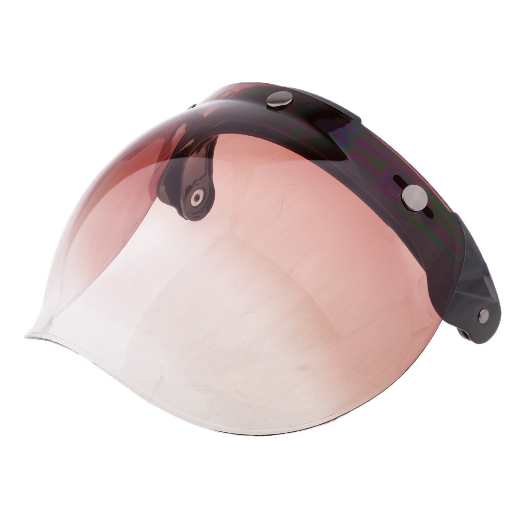 Motorcykel 3- snap gradient bubble shield til 3/4 bonanza hjelme: 5